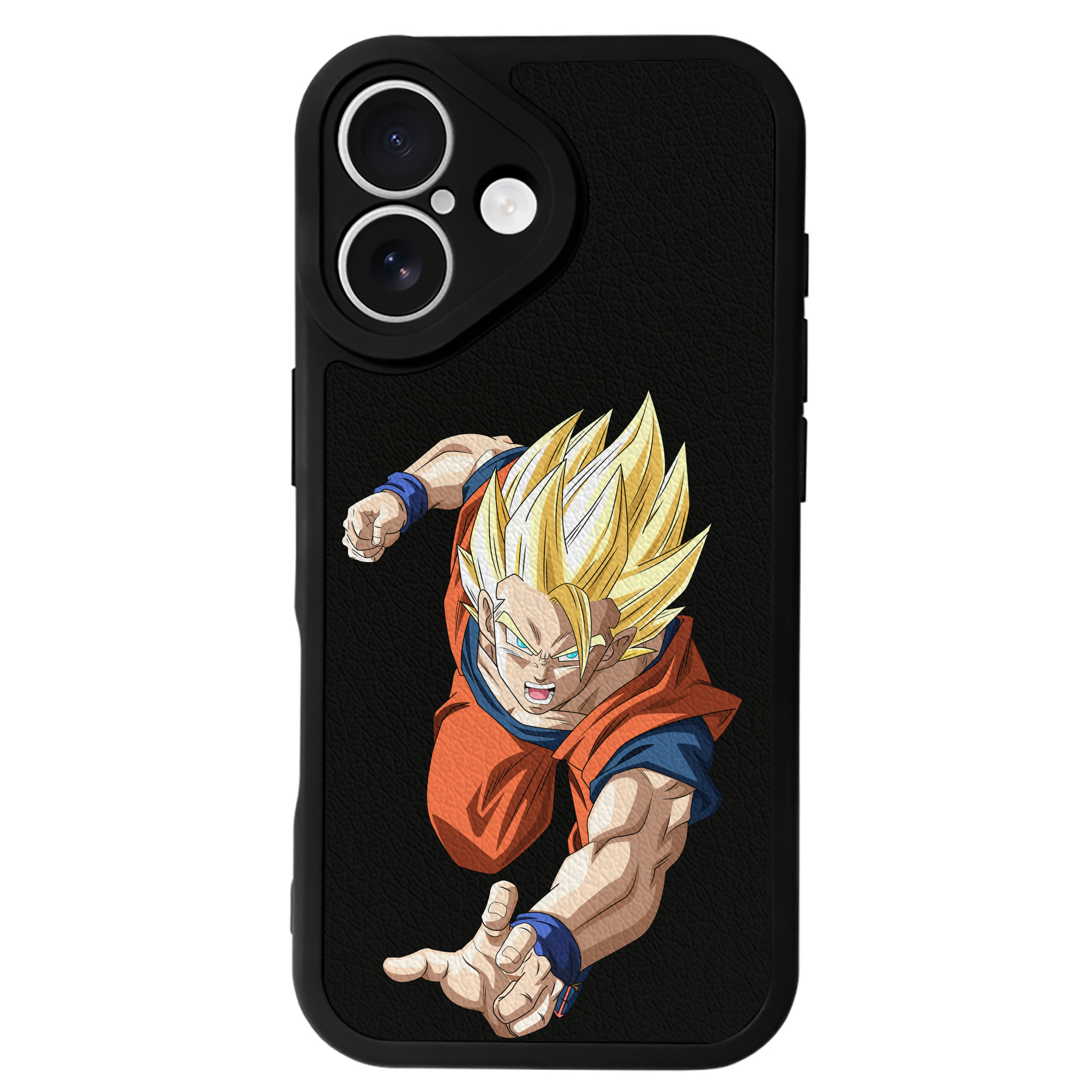 （画像用） ドラゴンボール 孫 悟飯（そんごはん）DRAGON BALL Son Gohan 【iPhone 16シリーズ対応】シリコンスマホケース（レザー調） 材質：シリコン